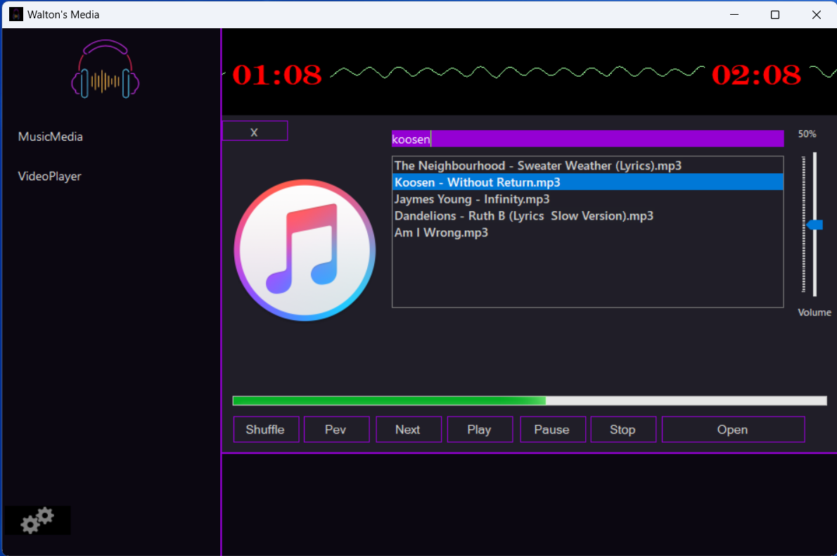 C# Music/Video Player